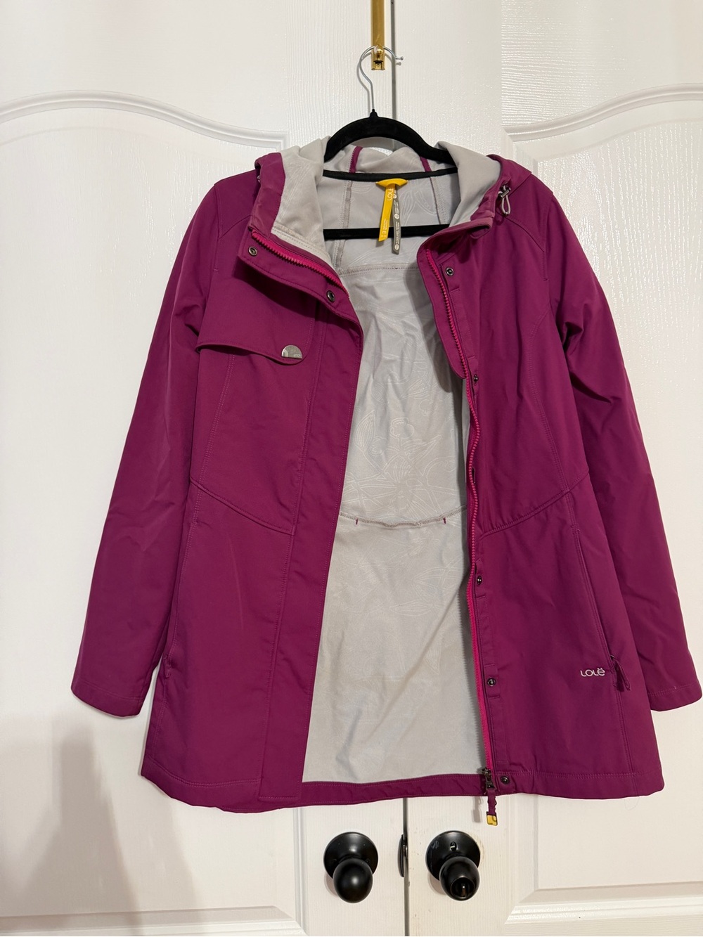 Lole Women's Trench Coat - Magenta